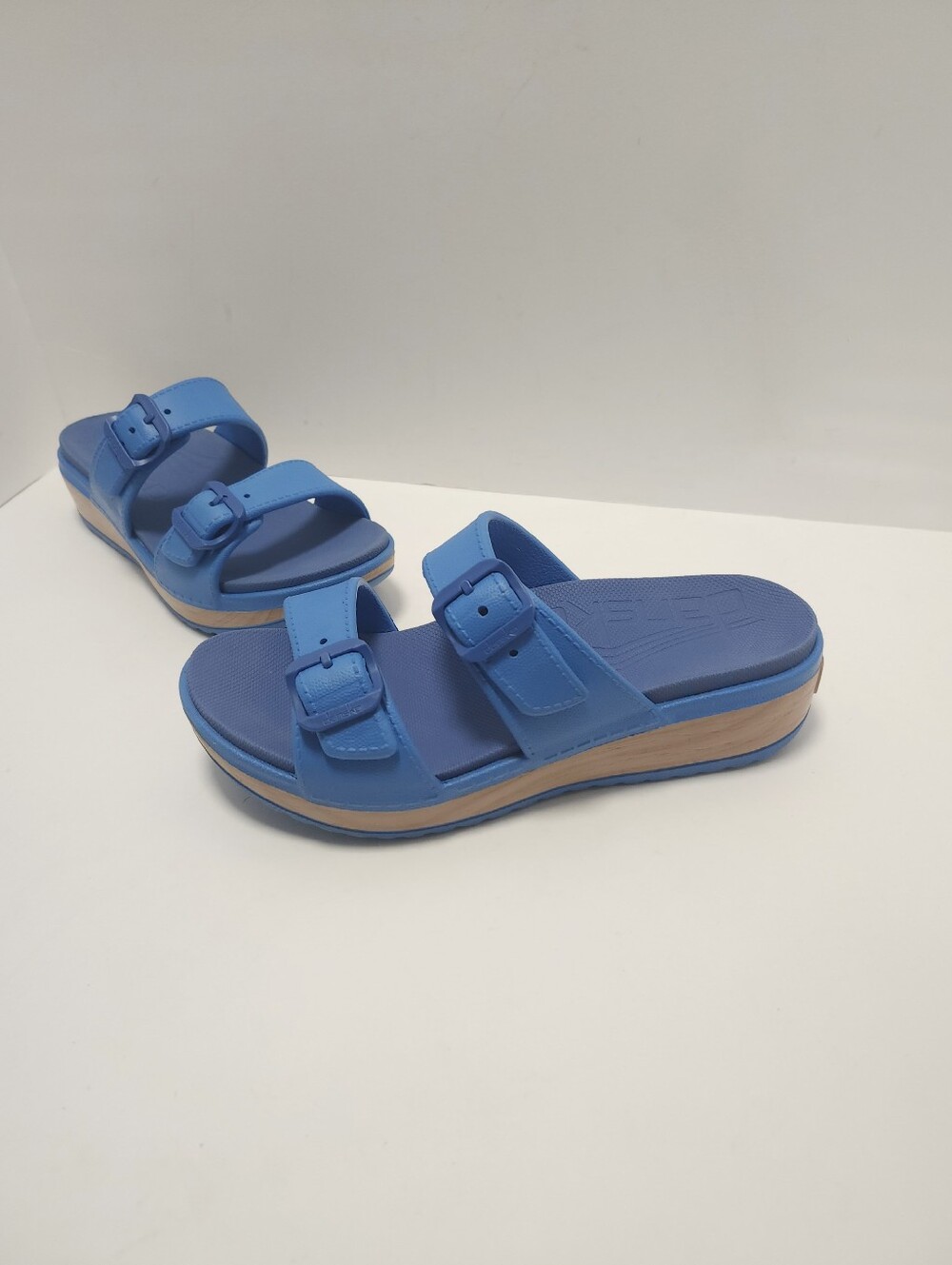 Dansko Kandi Womens Sandals Slides Eva Blue Size 39 US 8.5 Platform